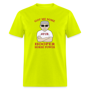 BASIC Hooper Horsepower Men's T-Shirt - safety green