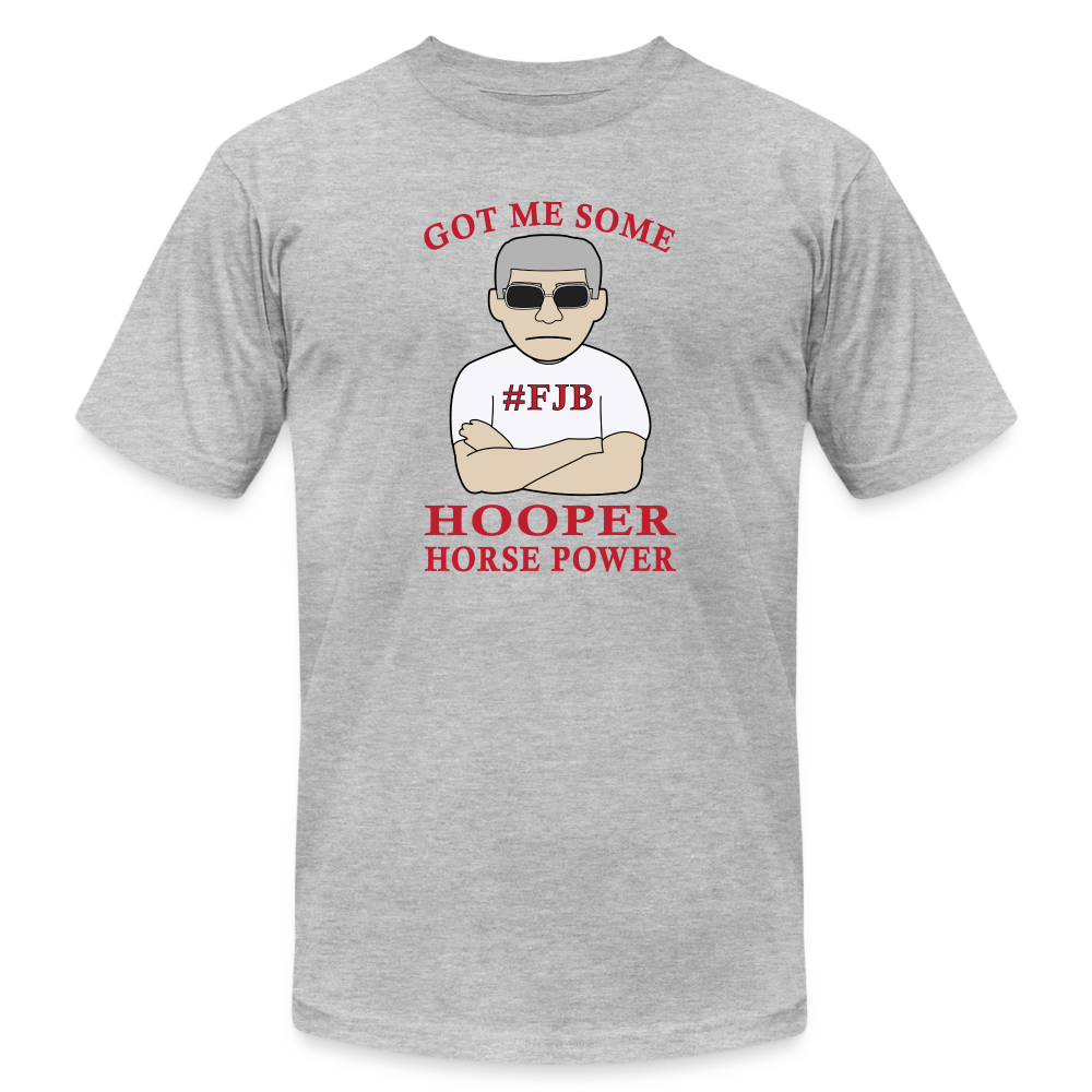 PREMIUM Hooper Horsepower Men's T-Shirt - heather gray