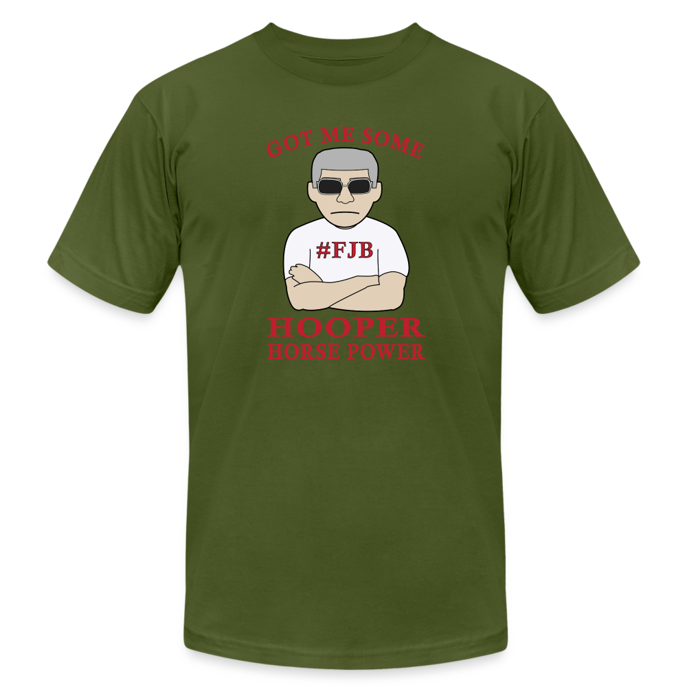 PREMIUM Hooper Horsepower Men's T-Shirt - olive