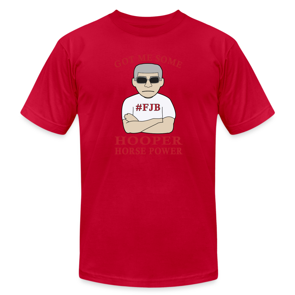 PREMIUM Hooper Horsepower Men's T-Shirt - red