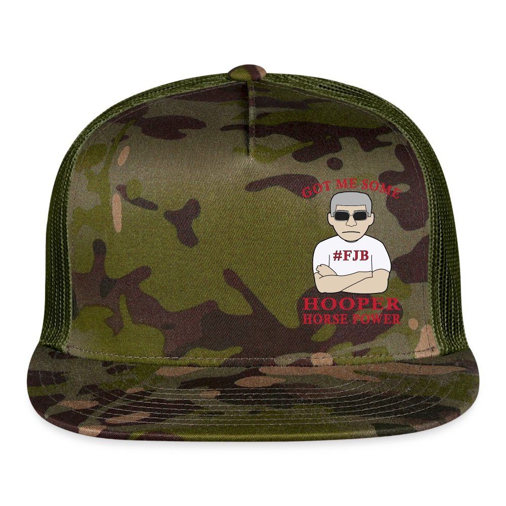 Hooper Horsepower Offset Trucker Cap - MultiCam\green