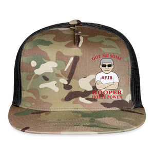 Hooper Horsepower Offset Trucker Cap - MultiCam\black