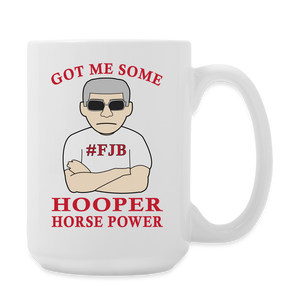Hooper Horsepower Coffee/Tea Mug 15 oz - white