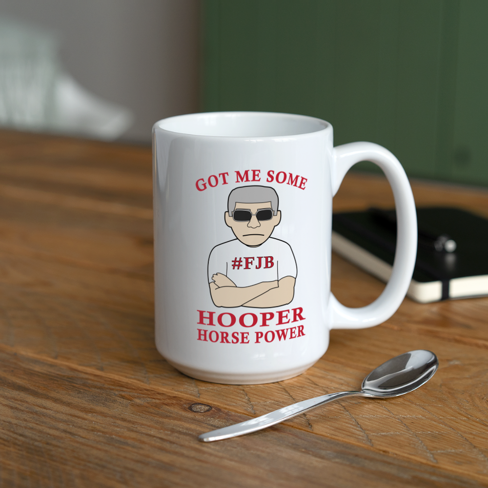 Hooper Horsepower Coffee/Tea Mug 15 oz - white
