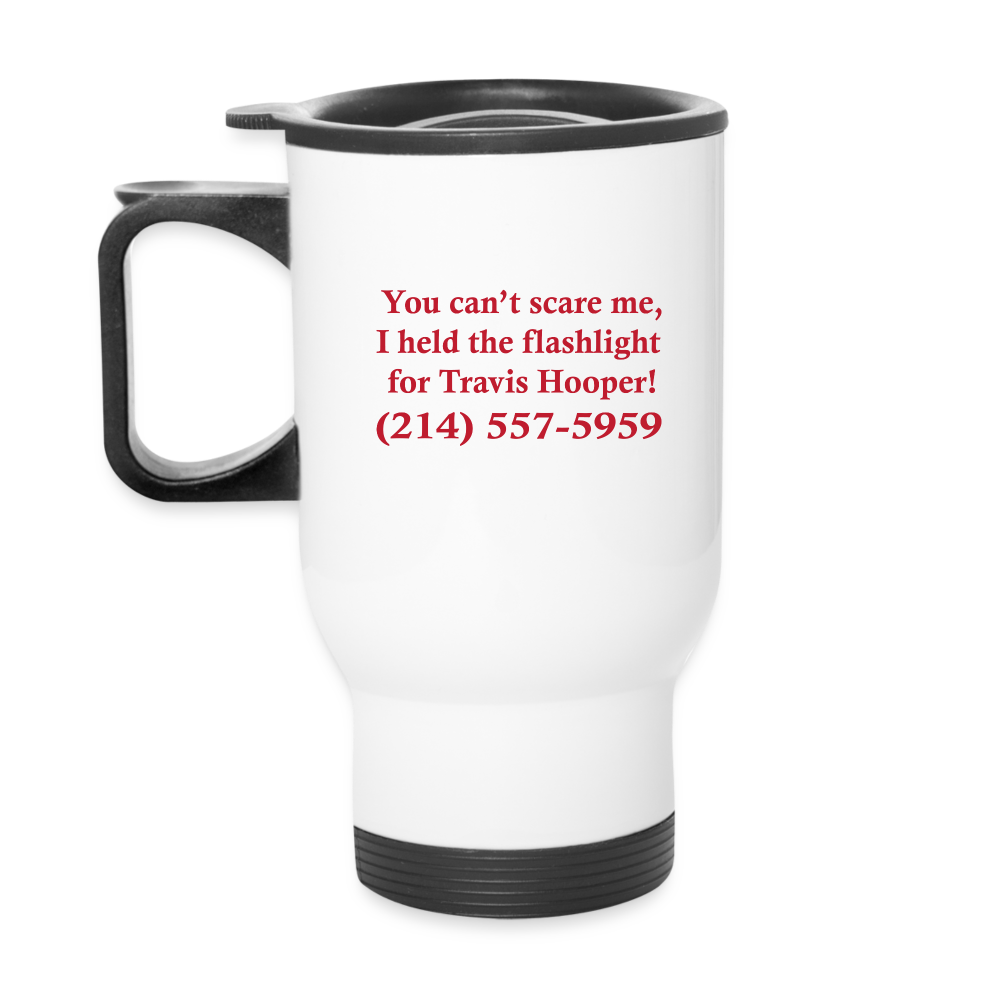 Hooper Horsepower Travel Mug - white