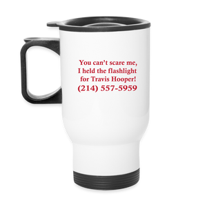 Hooper Horsepower Travel Mug - white