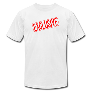 EXCLUSIVE Real Estate Sign Rider Unisex Jersey T-Shirt by Bella + Canvas - white