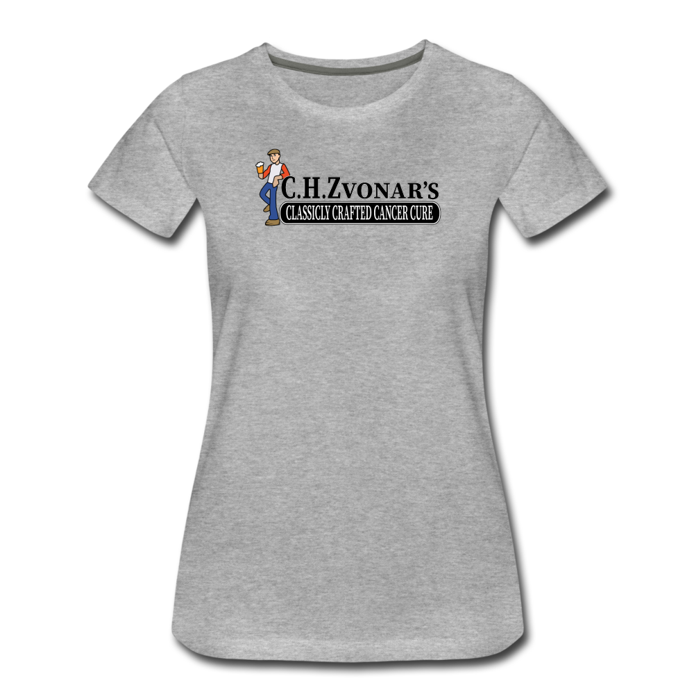 Zvonar's Crafted Cure Women’s Premium T-Shirt - heather gray