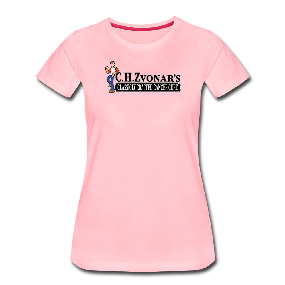 Zvonar's Crafted Cure Women’s Premium T-Shirt - pink