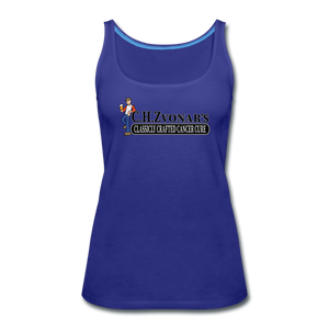 Zvonar's Crafted Cure Women’s Premium Tank Top - royal blue