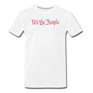 We The People Patriotic Men's Premium T-Shirt - white