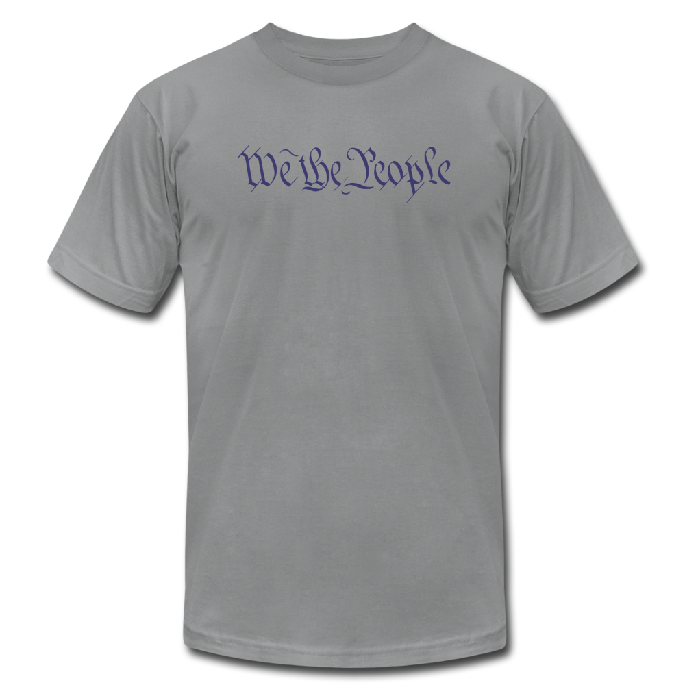 We The People / Joe Rider Real Estate Unisex Jersey T-Shirt by Bella + Canvas - slate