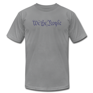 We The People / Joe Rider Real Estate Unisex Jersey T-Shirt by Bella + Canvas - slate