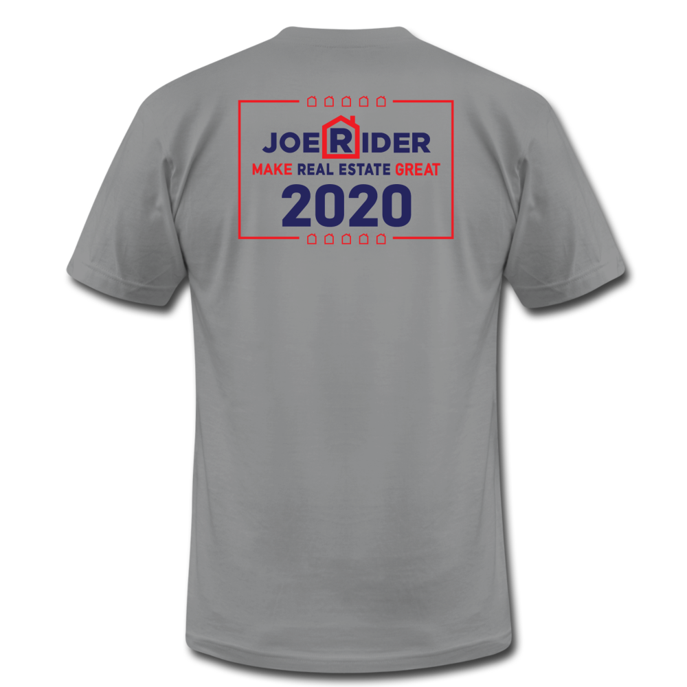 We The People / Joe Rider Real Estate Unisex Jersey T-Shirt by Bella + Canvas - slate