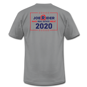 We The People / Joe Rider Real Estate Unisex Jersey T-Shirt by Bella + Canvas - slate