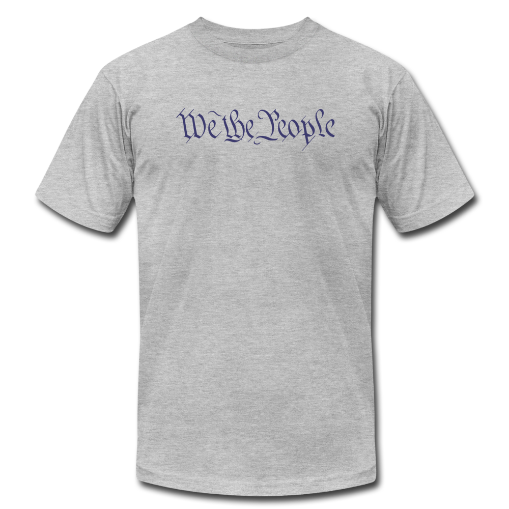 We The People / Joe Rider Real Estate Unisex Jersey T-Shirt by Bella + Canvas - heather gray