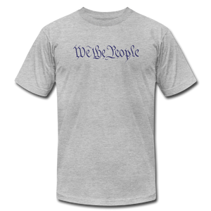We The People / Joe Rider Real Estate Unisex Jersey T-Shirt by Bella + Canvas - heather gray